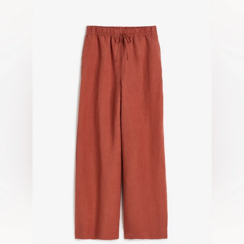 H&M Linen Blend Pants